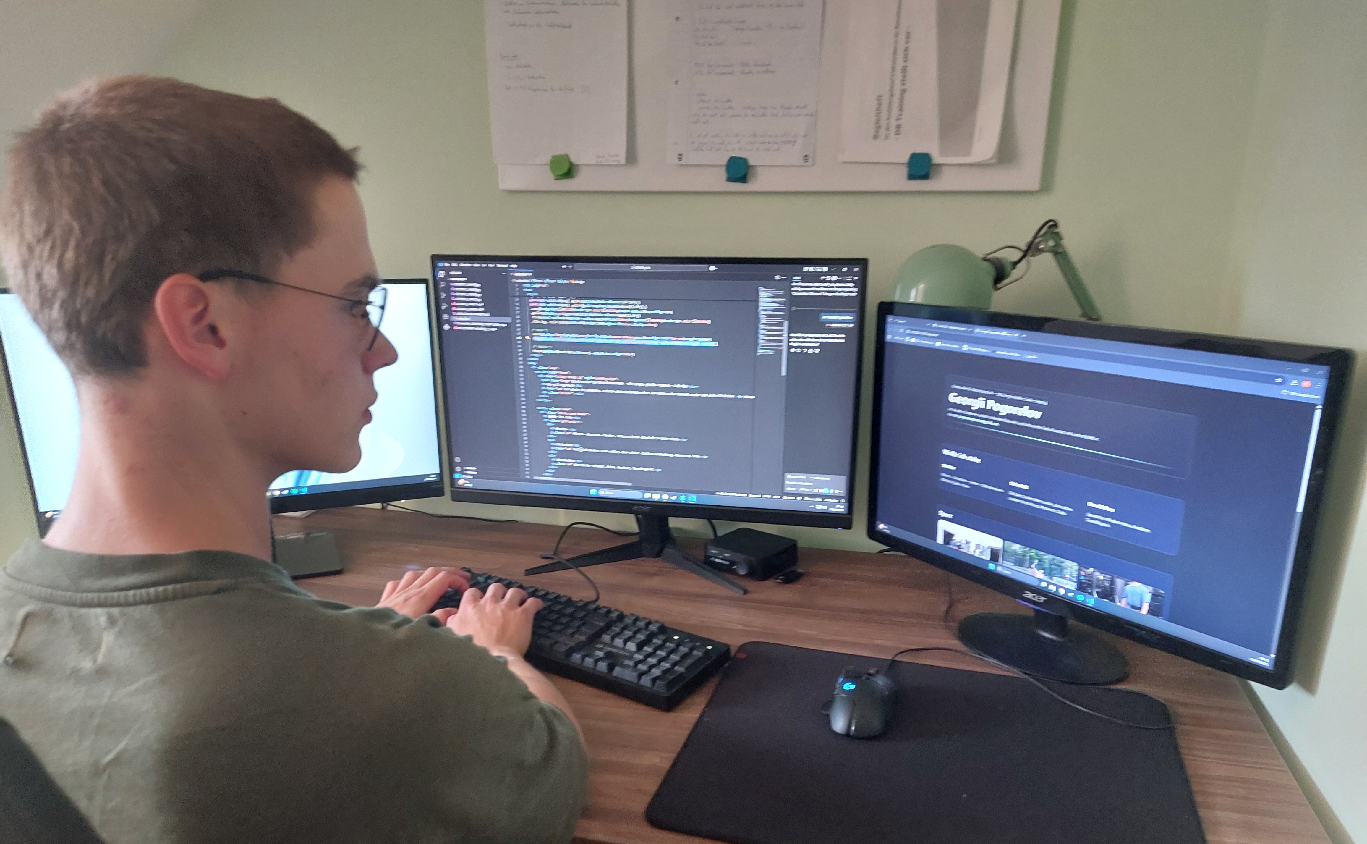 Programmieren am Schreibtisch